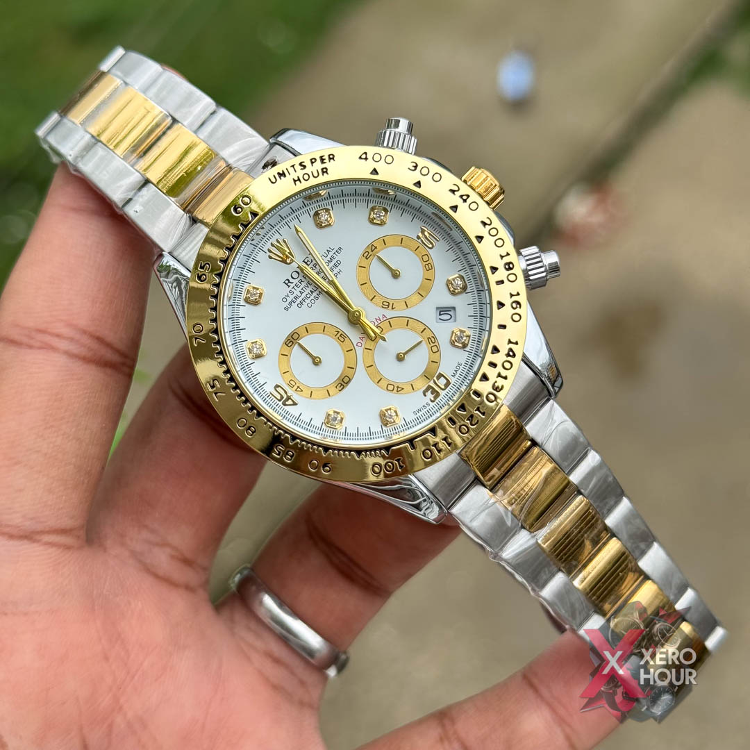 Rolex Daytona Series | Dual Tone White Dial