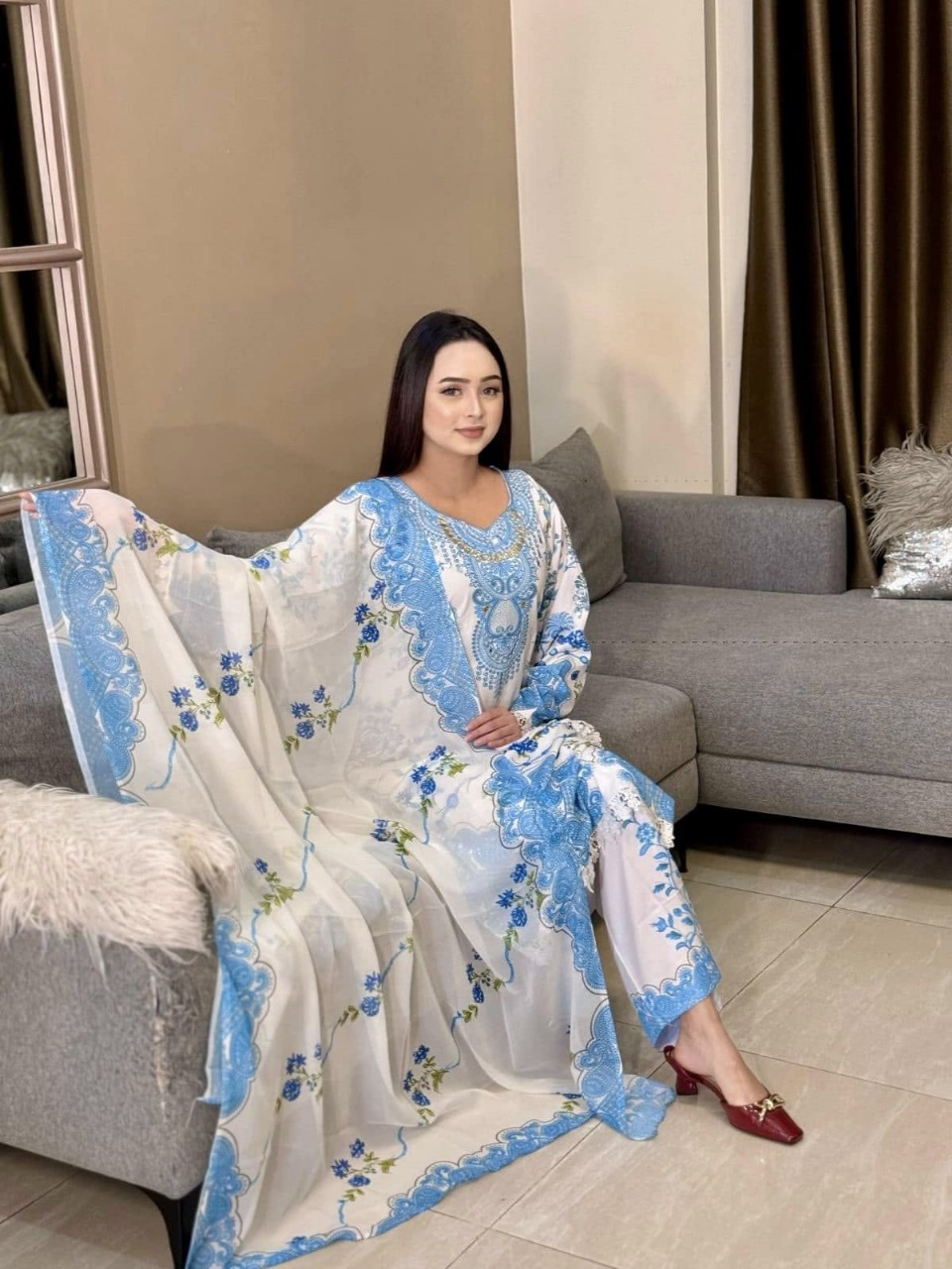 Colorfull Pakistani inspired 3pcs_img_3