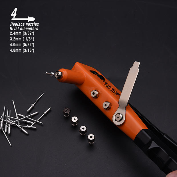 HARDEN 9.5" Hand Riveter Heavy Duty Manual Pruning Tool Alloy Steel Hand Riveter 610102_img_2