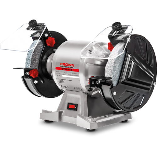 CROWN CT13546 6" Professional Bench Grinder, 250W, 150mm, 32mm; Model: CT13546L_img_2