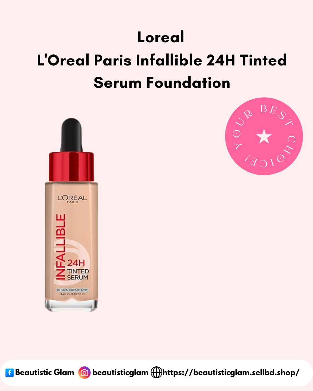 L'Oreal Paris Infallible 24H Tinted Serum Foundation_img_0
