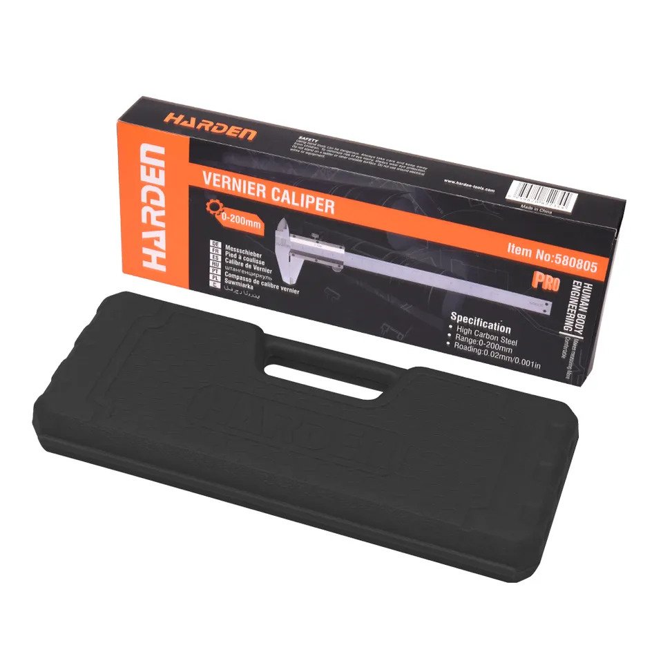 HARDEN Analouge Venier Caliper ( 6"| 8" ), Steel body, Clear scale, Satin finish; 580804 | 580805_img_5