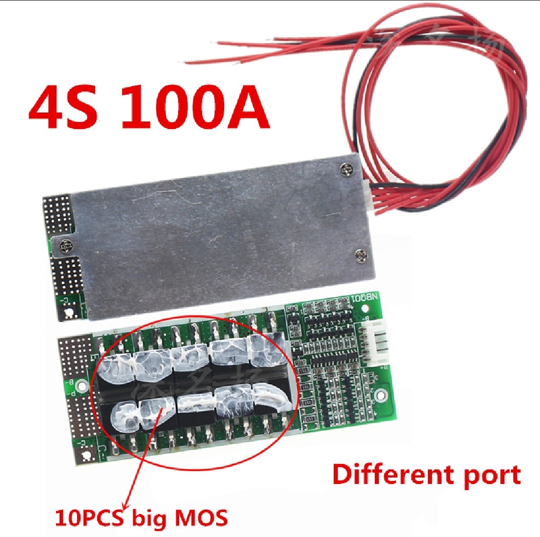 4S 12V 100A Protection Circuit Board Lifepo4 Bms 3.2V With Balanced Ups Inverter Energy Storage Packs Charger