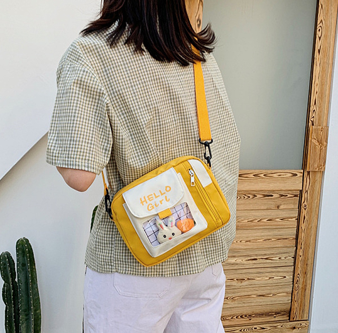 Crossbody Small Bag || Japanese Style || Cute Shoulder Bag Transparent Jelly Bag_img_2