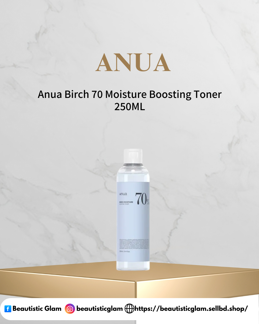 Anua Birch 70 Moisture Boosting Toner 250ML