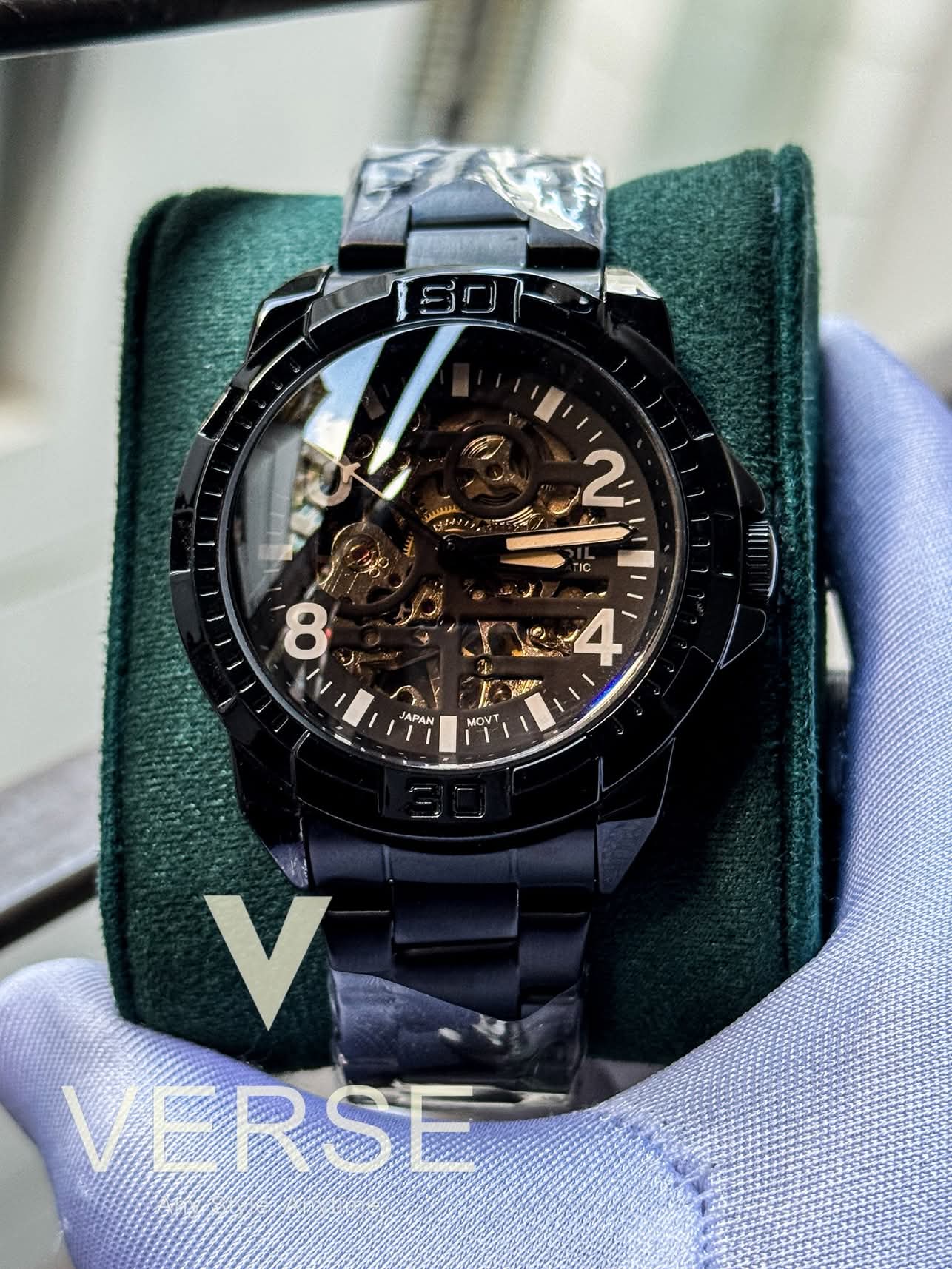 Fossil auto chain brown new