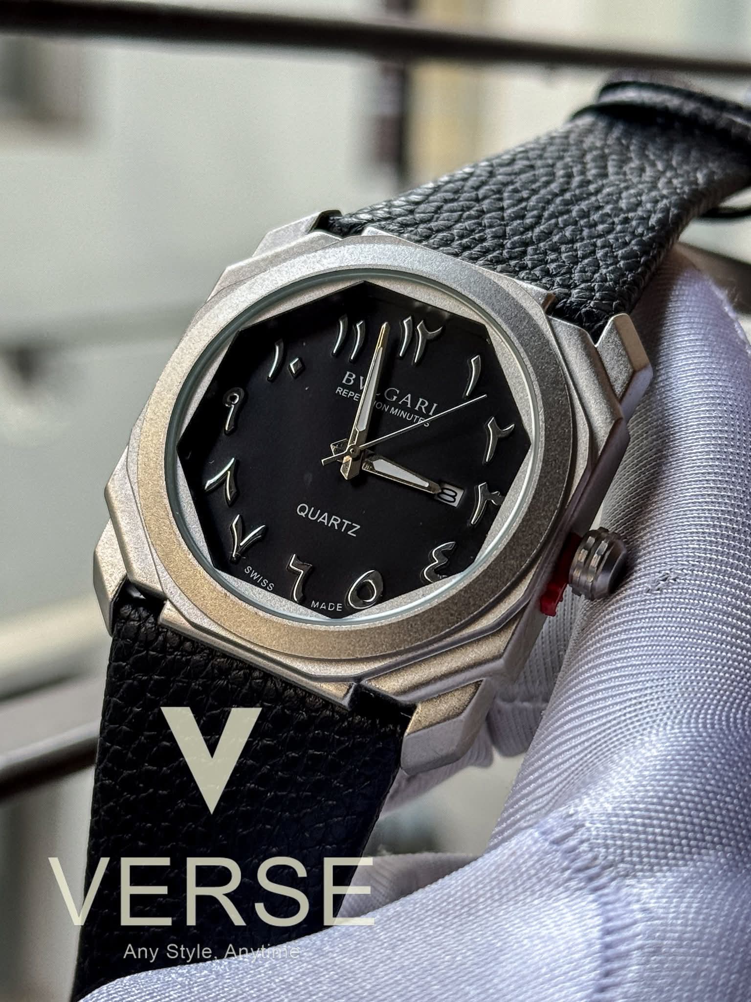 BVLGARI Octo Finissimo Black Belt Black Arabic Dial Matte Case