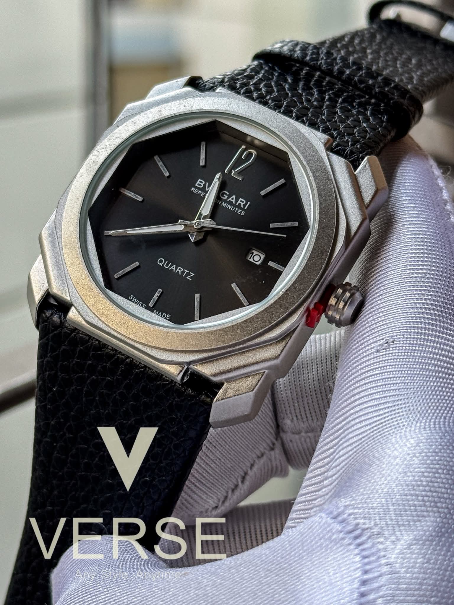 BVLGARI Octo Finissimo Black Belt Back Dial Matte Case