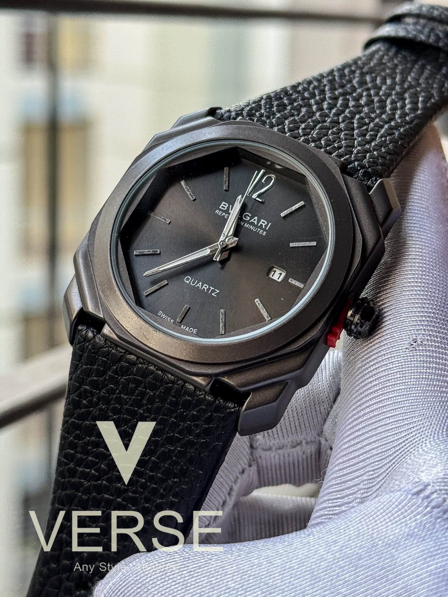 BVLGARI Octo Finissimo Black Belt Back Dial Matte Case_img_1