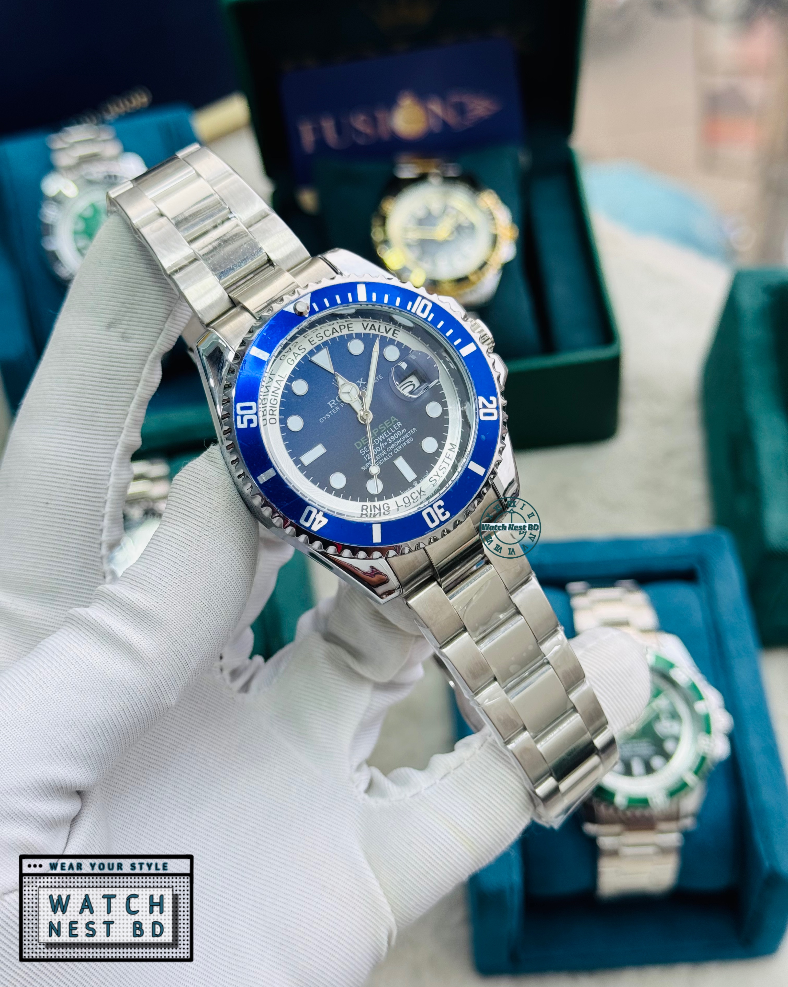 Rolex Sea Dweller Quartz Watch (AA Grade)