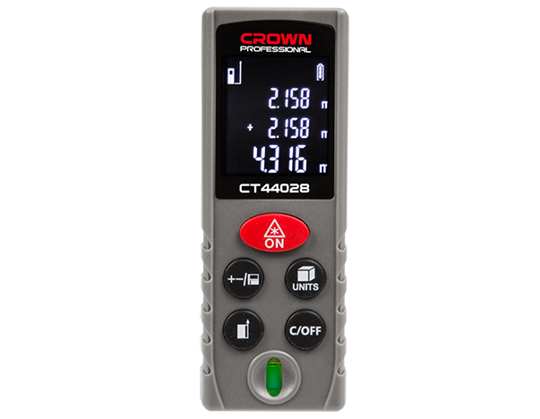 CROWN CT44028 Professional Digital Laser Measure, 40m, ±2mm; CT44028_img_0