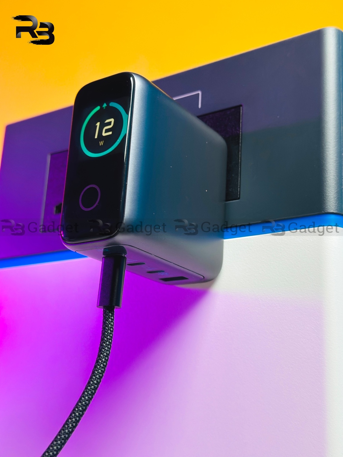 Anker Laptop Charger 140W | 4-Port | PD 3.1 | Touch Control | USB-C Cable (B2697) Chinese Version – Black_img_4