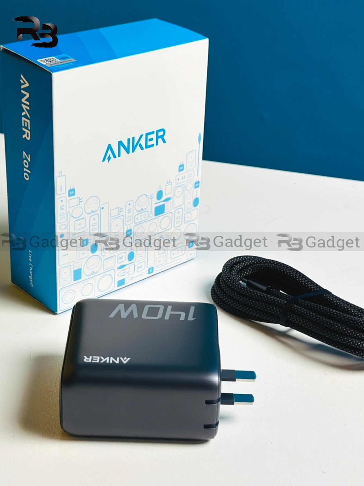 Anker Laptop Charger 140W | 4-Port | PD 3.1 | Touch Control | USB-C Cable (B2697) Chinese Version – Black_img_8