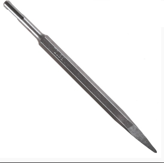 TOLSEN SDS Plus Pointed Chisel (14 x 250mm), Industrial Grade 75440