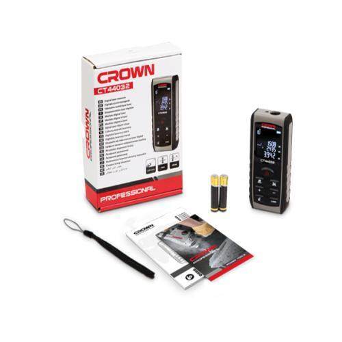CROWN CT44032 Professional Digital Laser Measure, 40m, ±2mm; CT44032_img_1