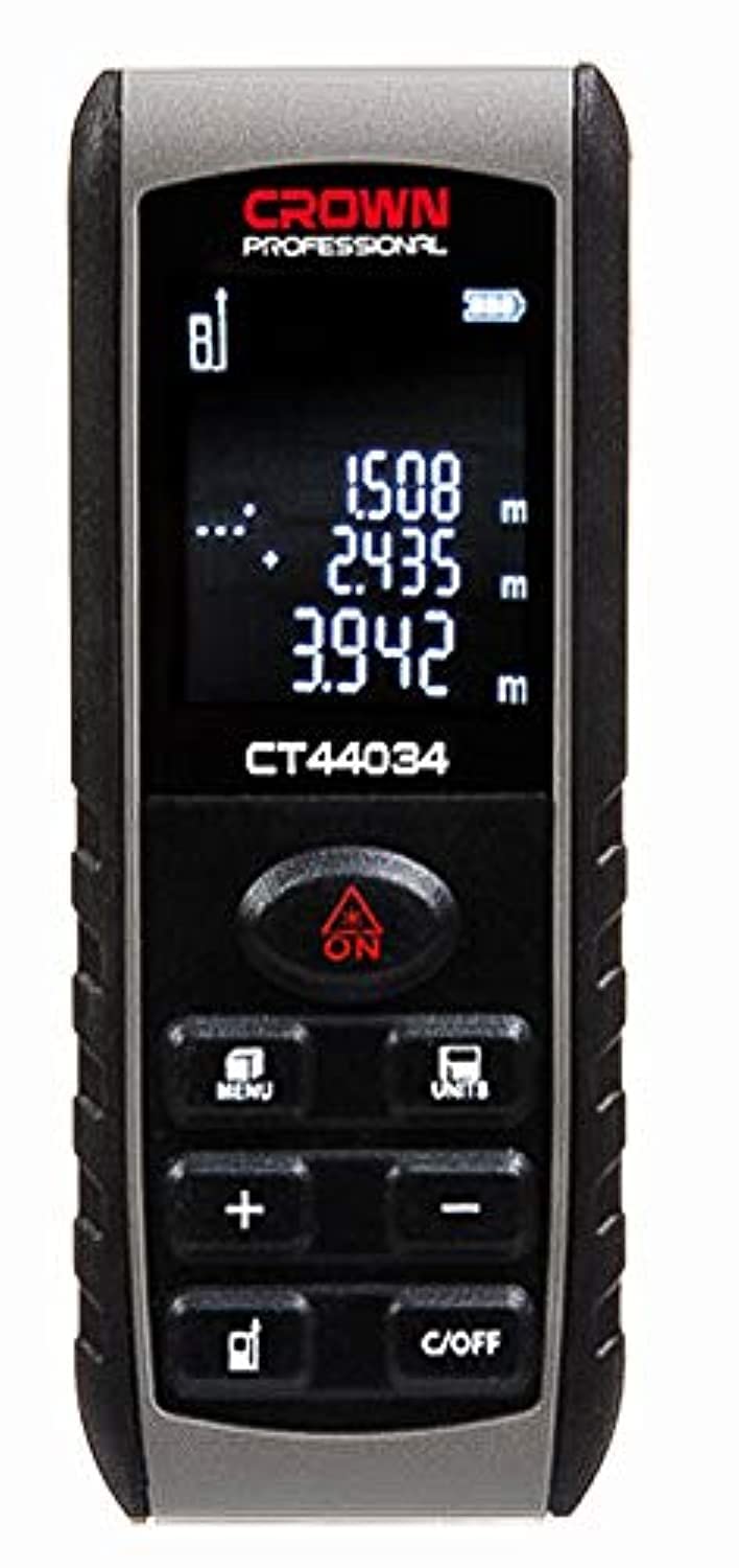 CROWN CT44034 Professional Digital Laser Measure, 80m, ±2mm; CT44034