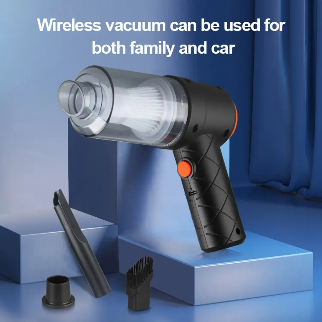 Handheld Car Vacuum Cleaner Rechargeable 2-in-1 Dust Buster Cordless Portable Mini Vacuum Cleaner for Car, Office, Home_img_0