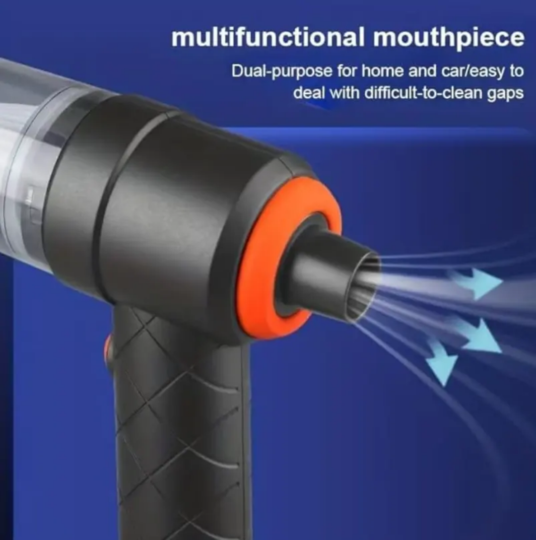 Handheld Car Vacuum Cleaner Rechargeable 2-in-1 Dust Buster Cordless Portable Mini Vacuum Cleaner for Car, Office, Home_img_1