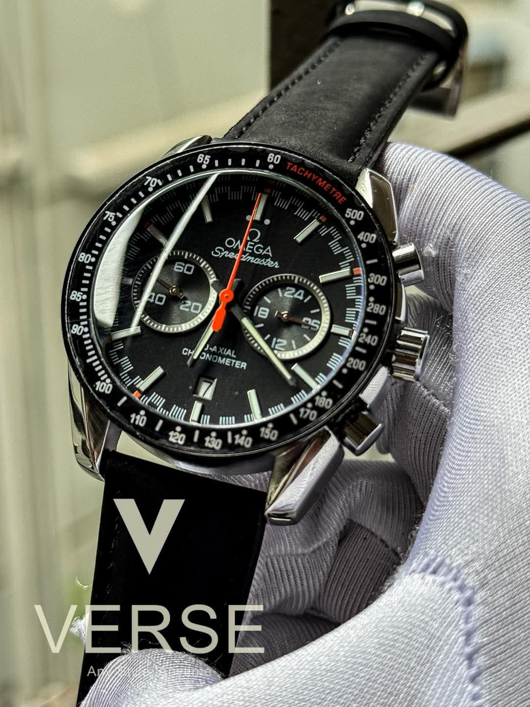 Omega Speedmaster black belt orange hand