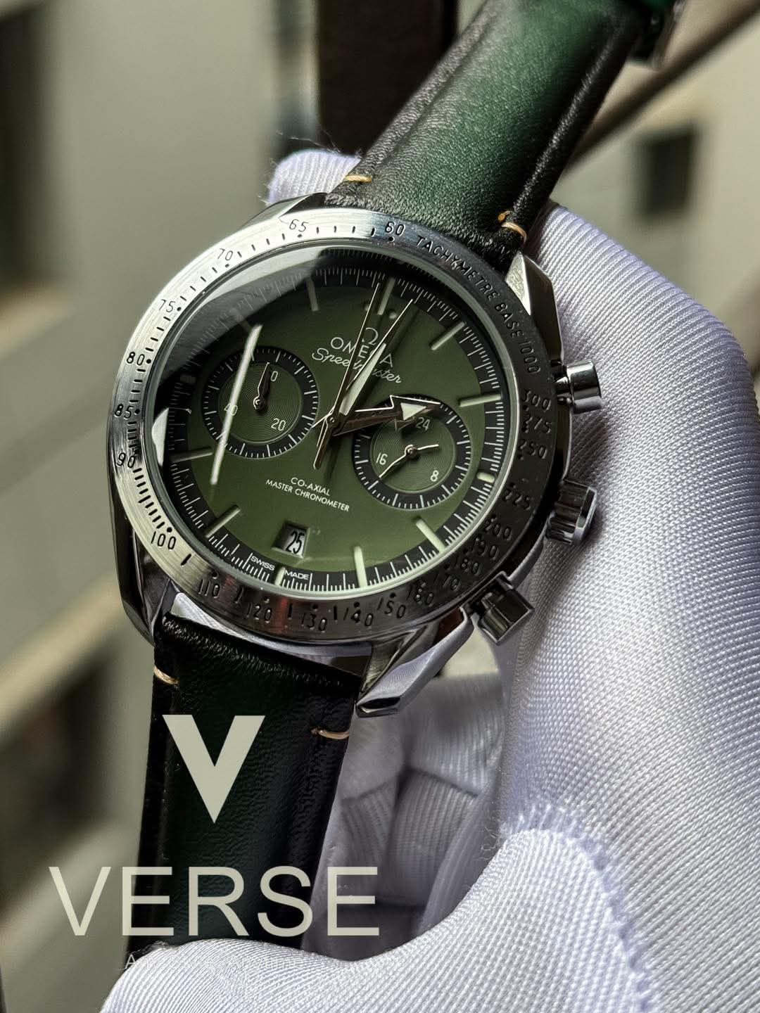 Omega Speedmaster 57 green dial