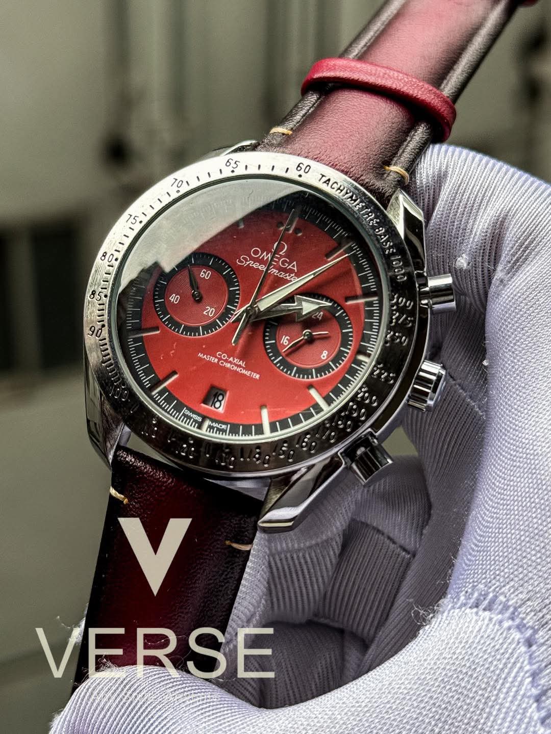 Omega Speedmaster 57 red dial
