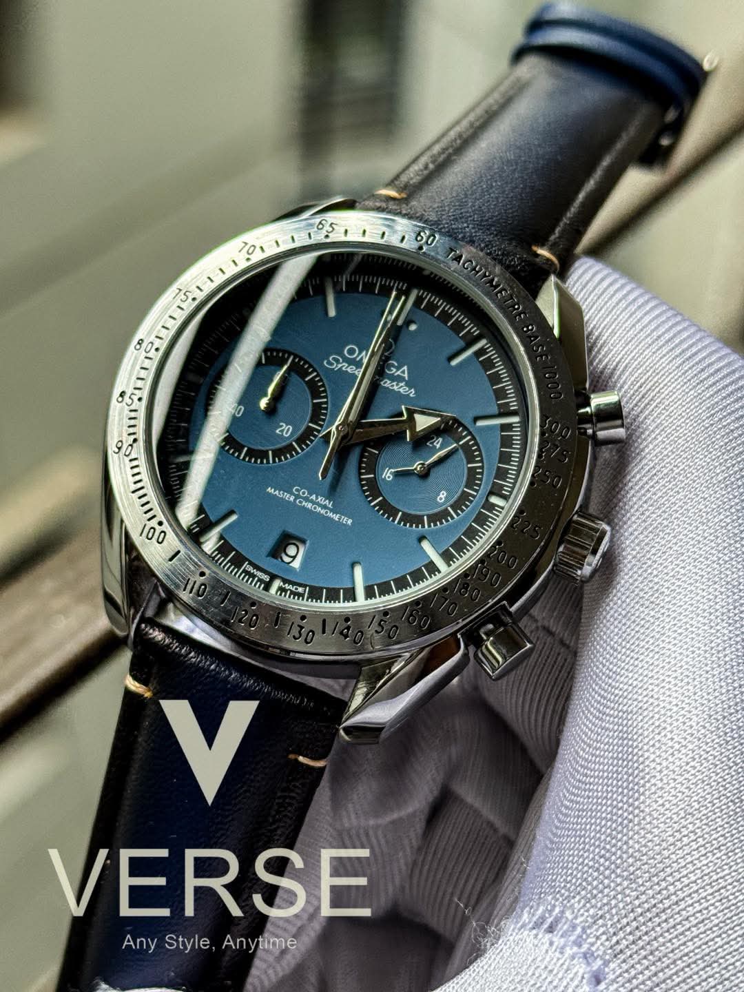 Omega Speedmaster 57 blue dial