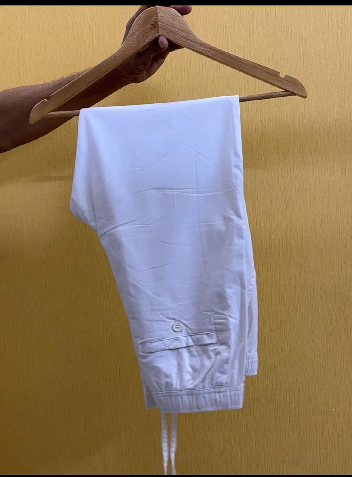 Premium Cotton White Pajama_img_3