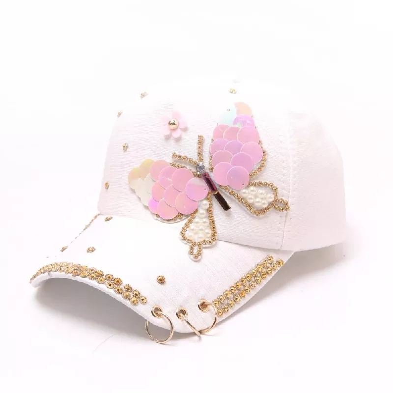 Ceystal Butterfly cap