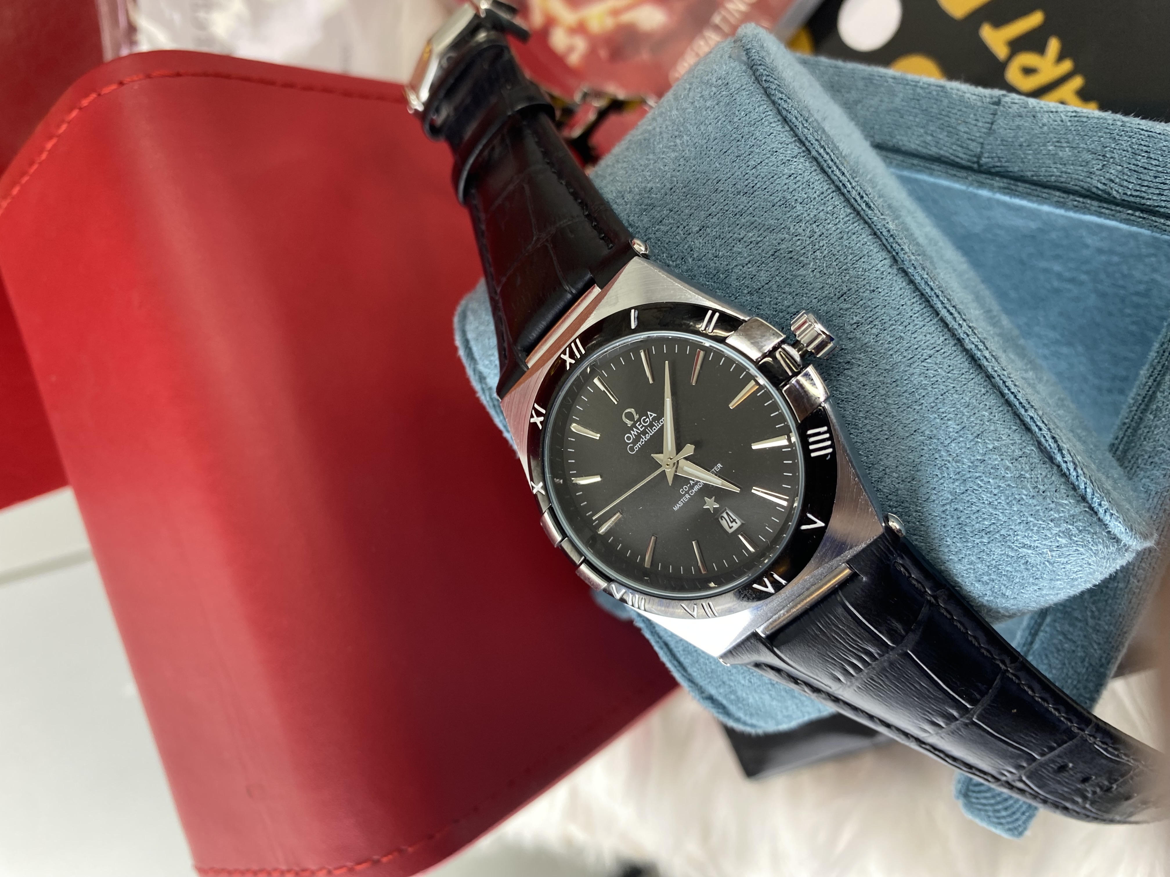 Omega constellation up to down black