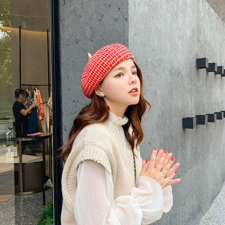 Stylish Sequined beret Hat