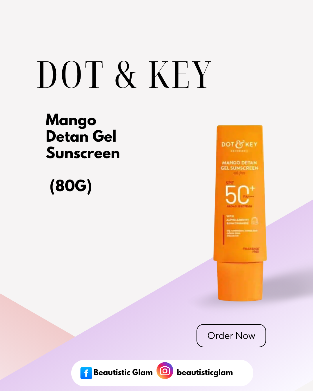 DOT & KEY Mango Detan Gel Sunscreen (80G)