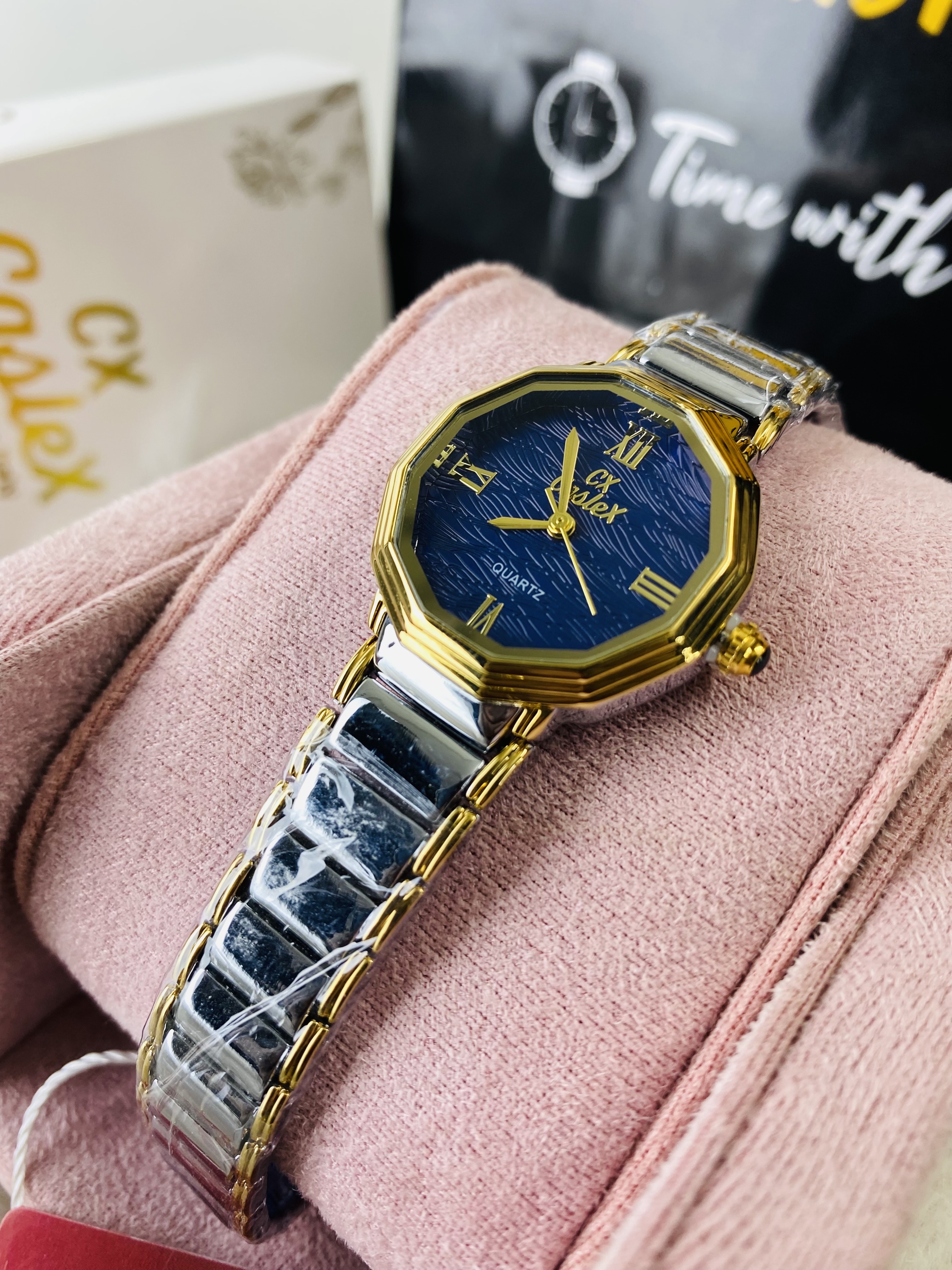 Caslex BK936 Uper dial blue butterfly chain_img_2