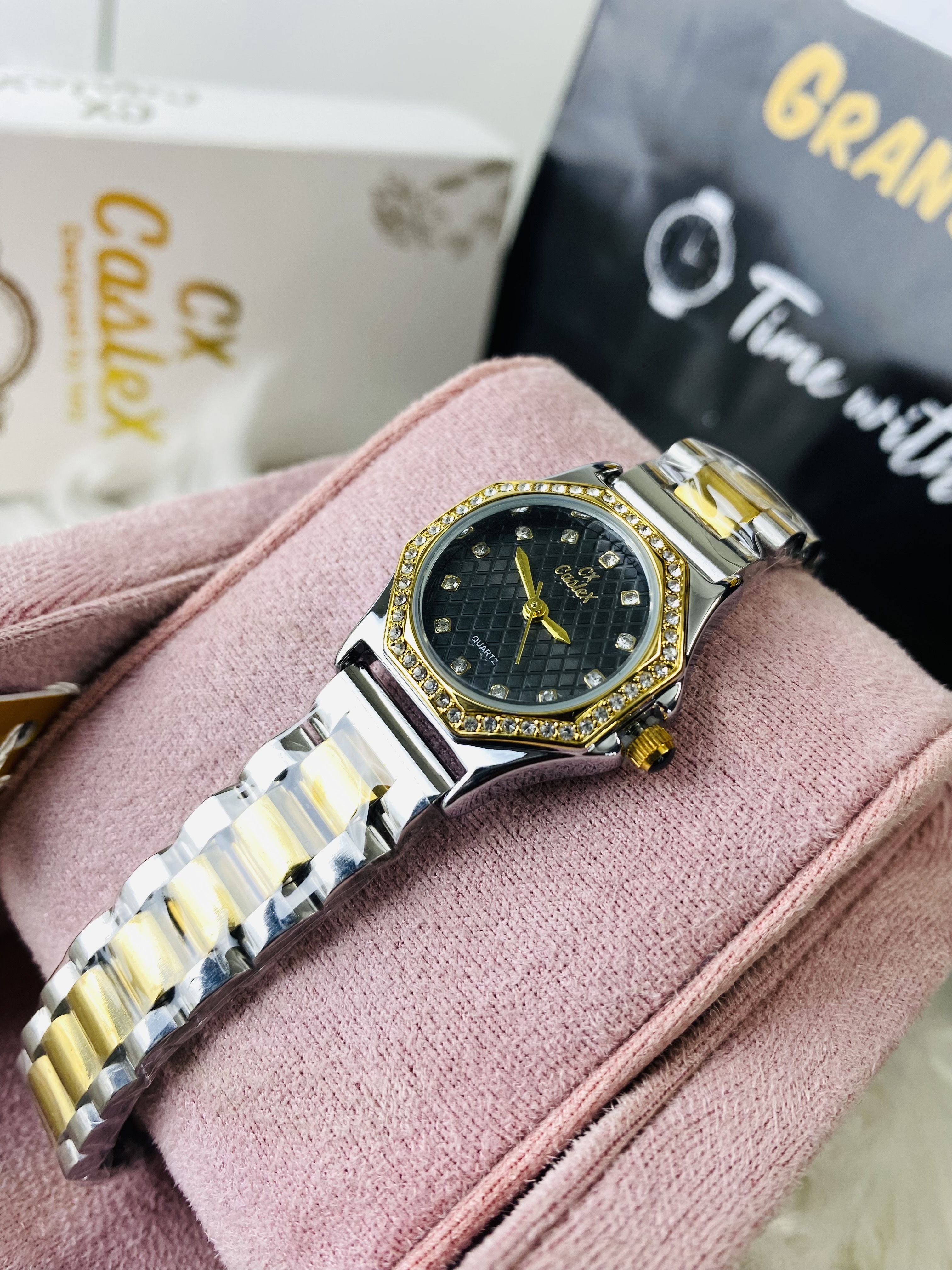 Caslex BO317L small dial black dial