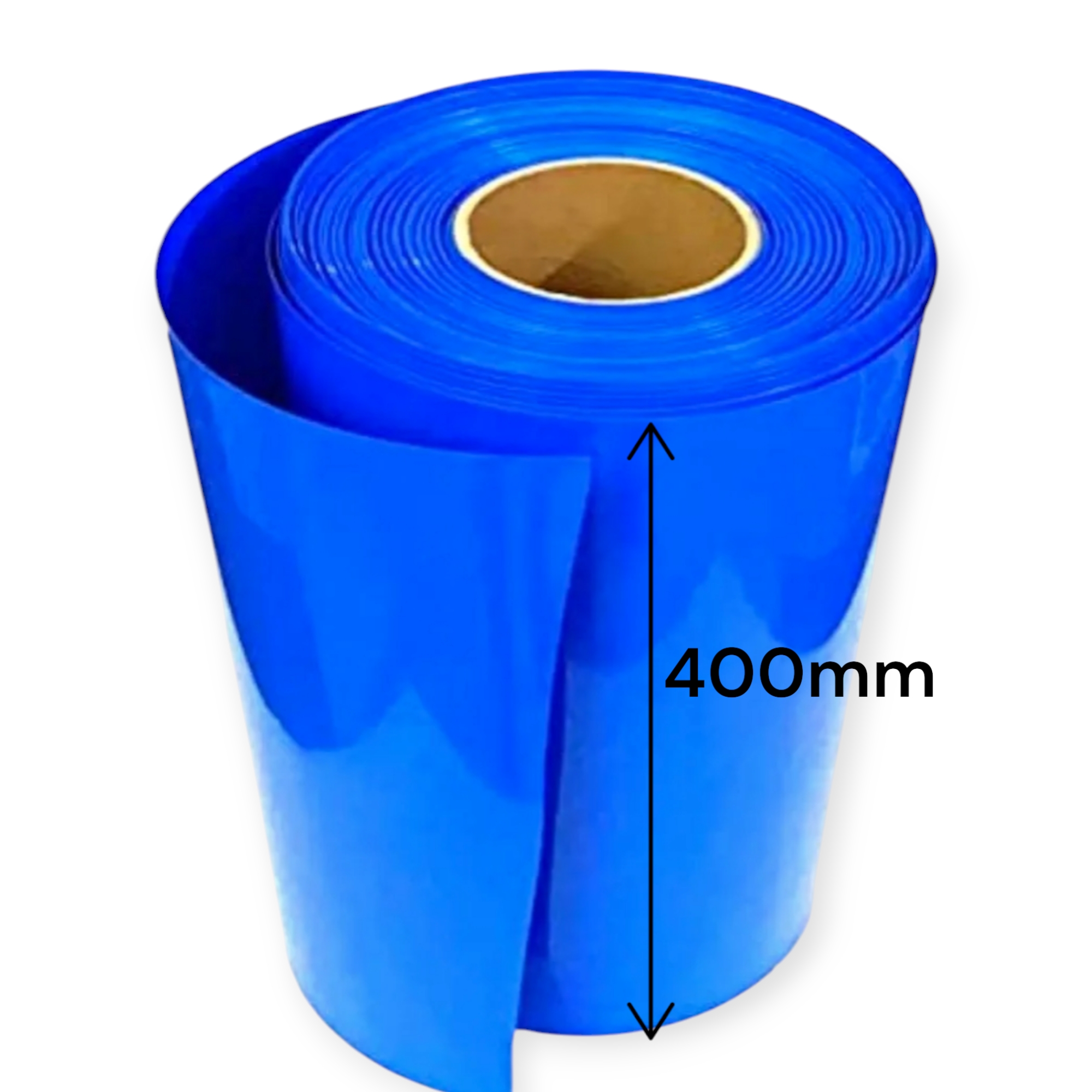 400mm PVC Heat Shrink Tubing Wrap | Blue Color | Battery Pack Insulation Sleeve