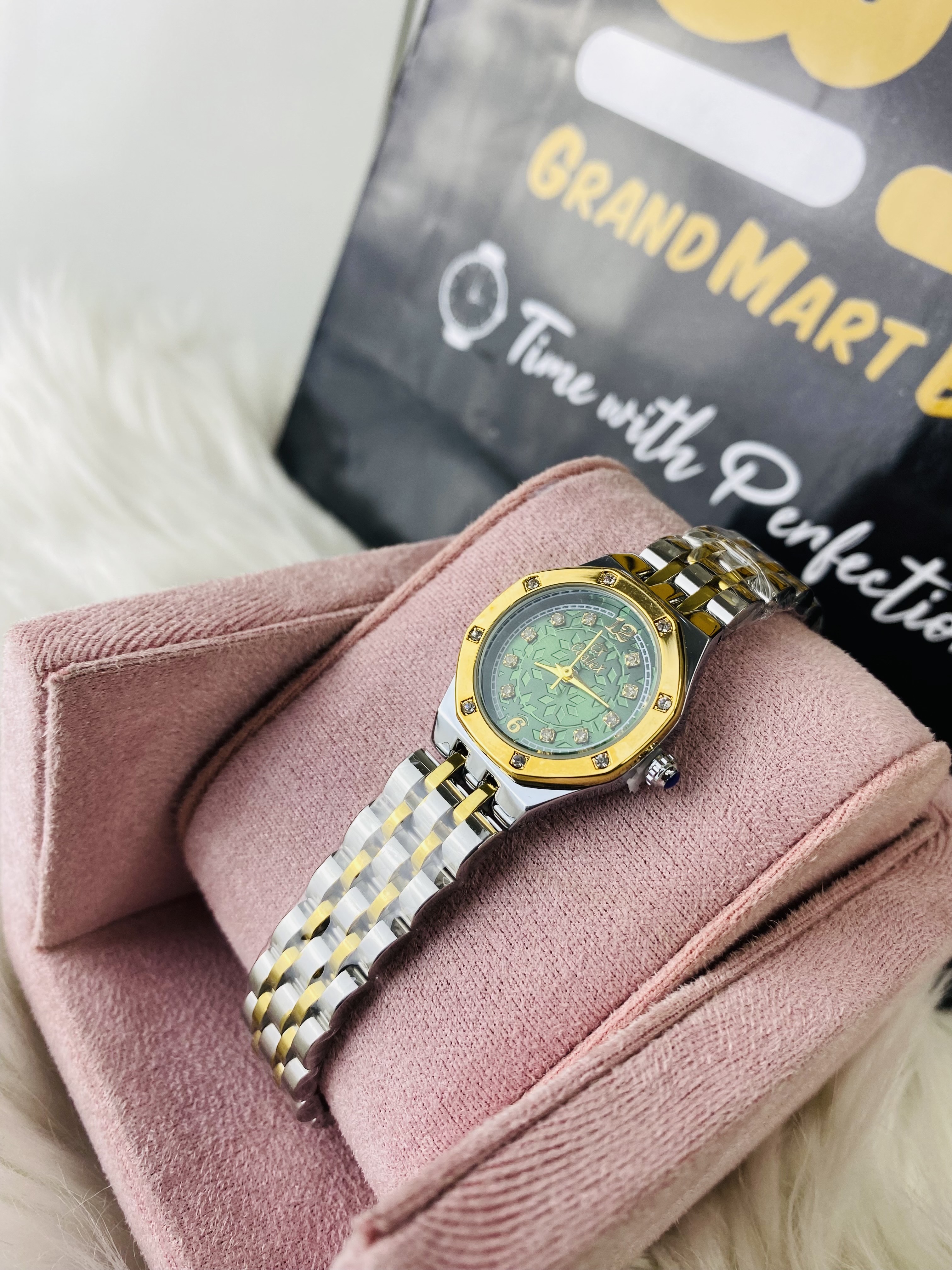 Caslex Green Flower  Dial_img_1