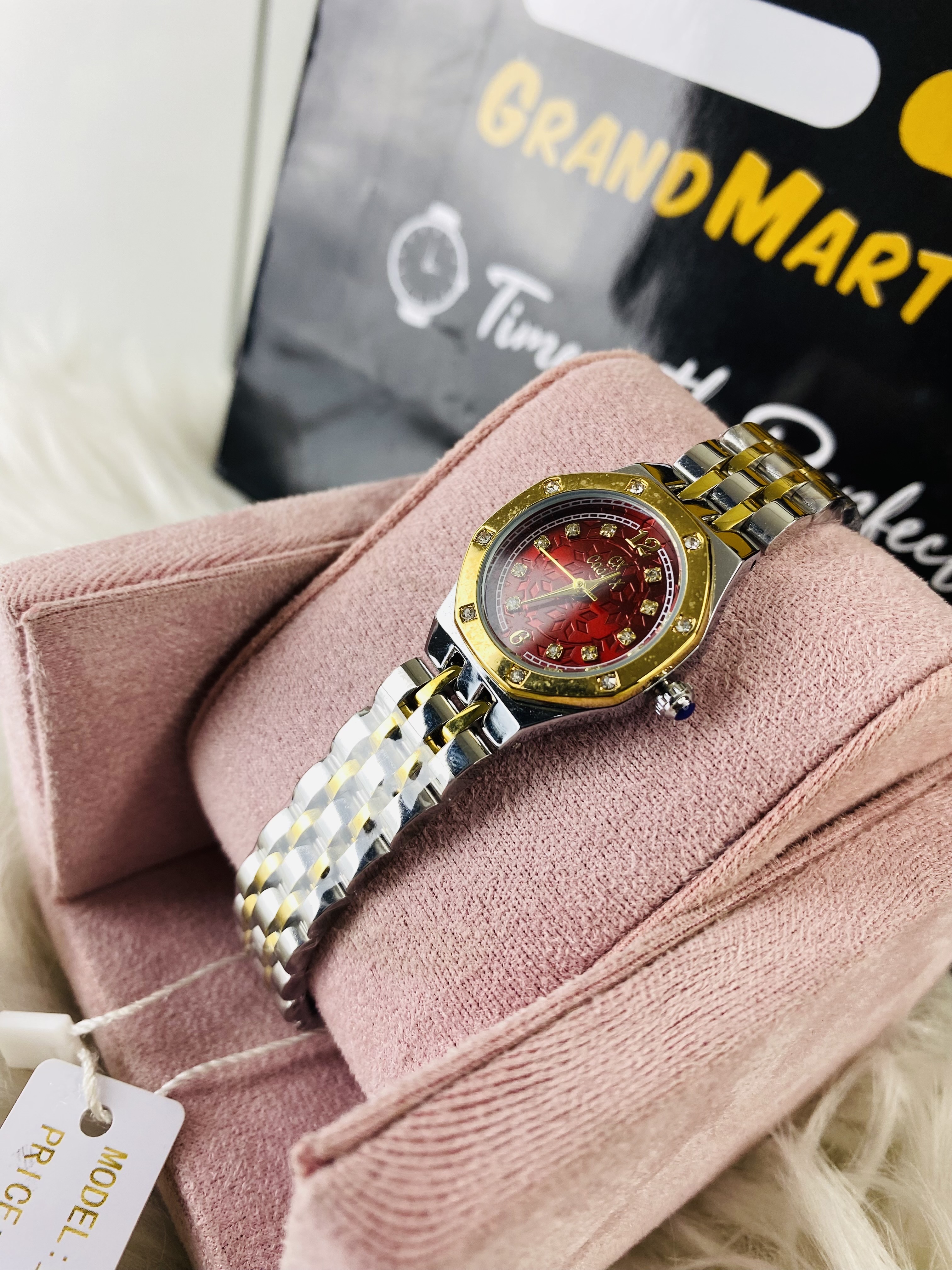 Caslex Red flower dial