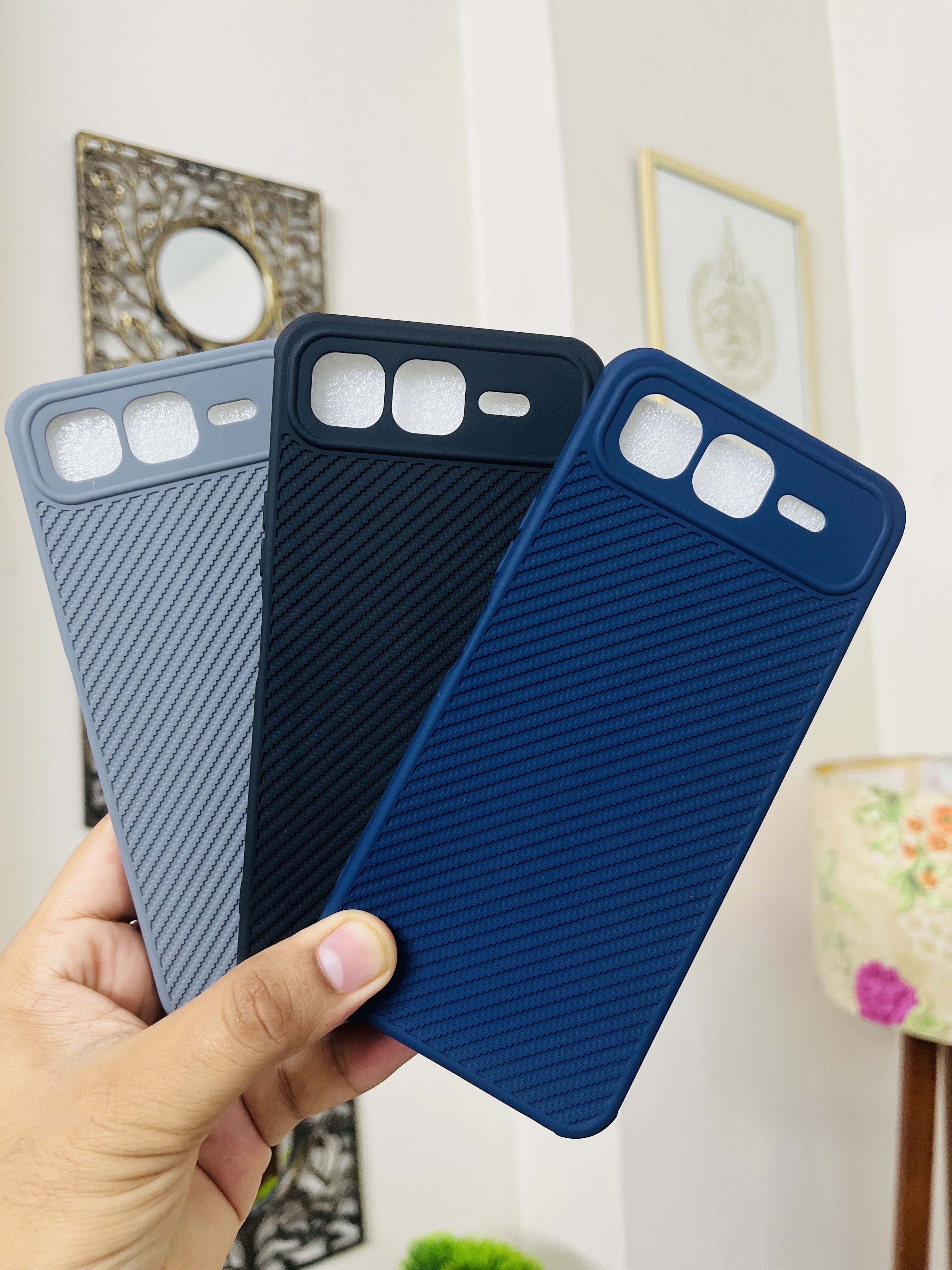 Infinix Smart 10 Plus Silicone Back Case Texture Design_img_0