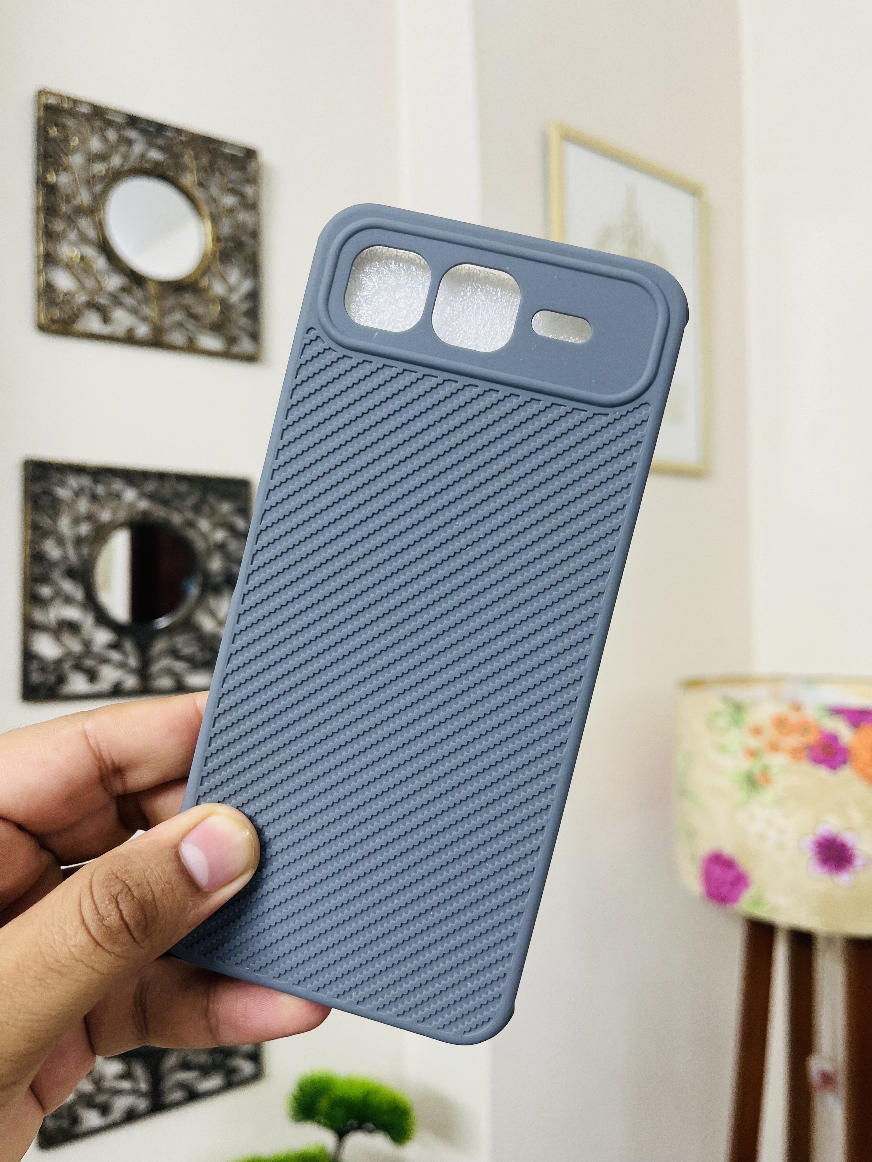 Infinix Smart 10 Plus Silicone Back Case Texture Design