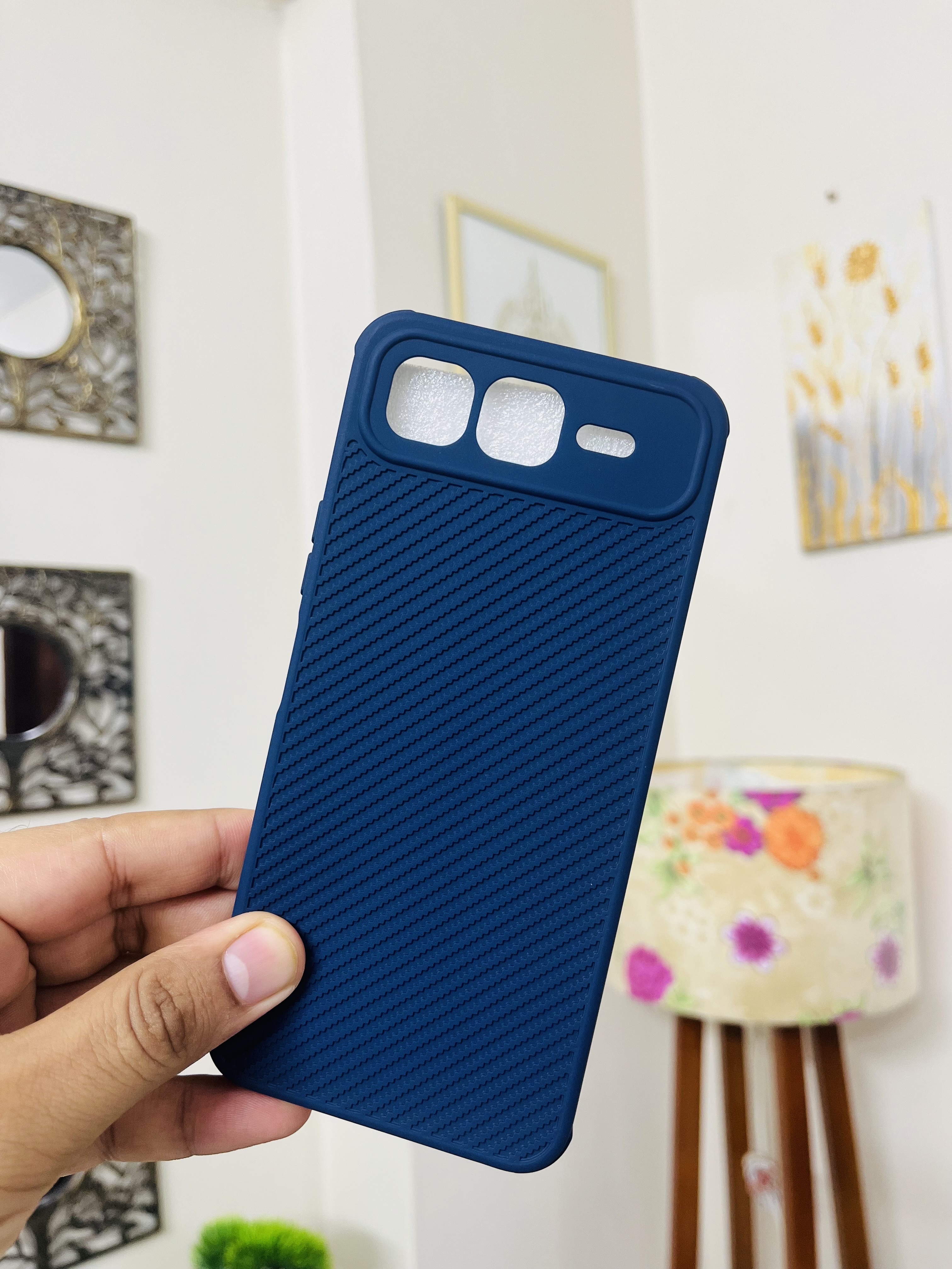 Infinix Smart 10 Plus Silicone Back Case Texture Design_img_3