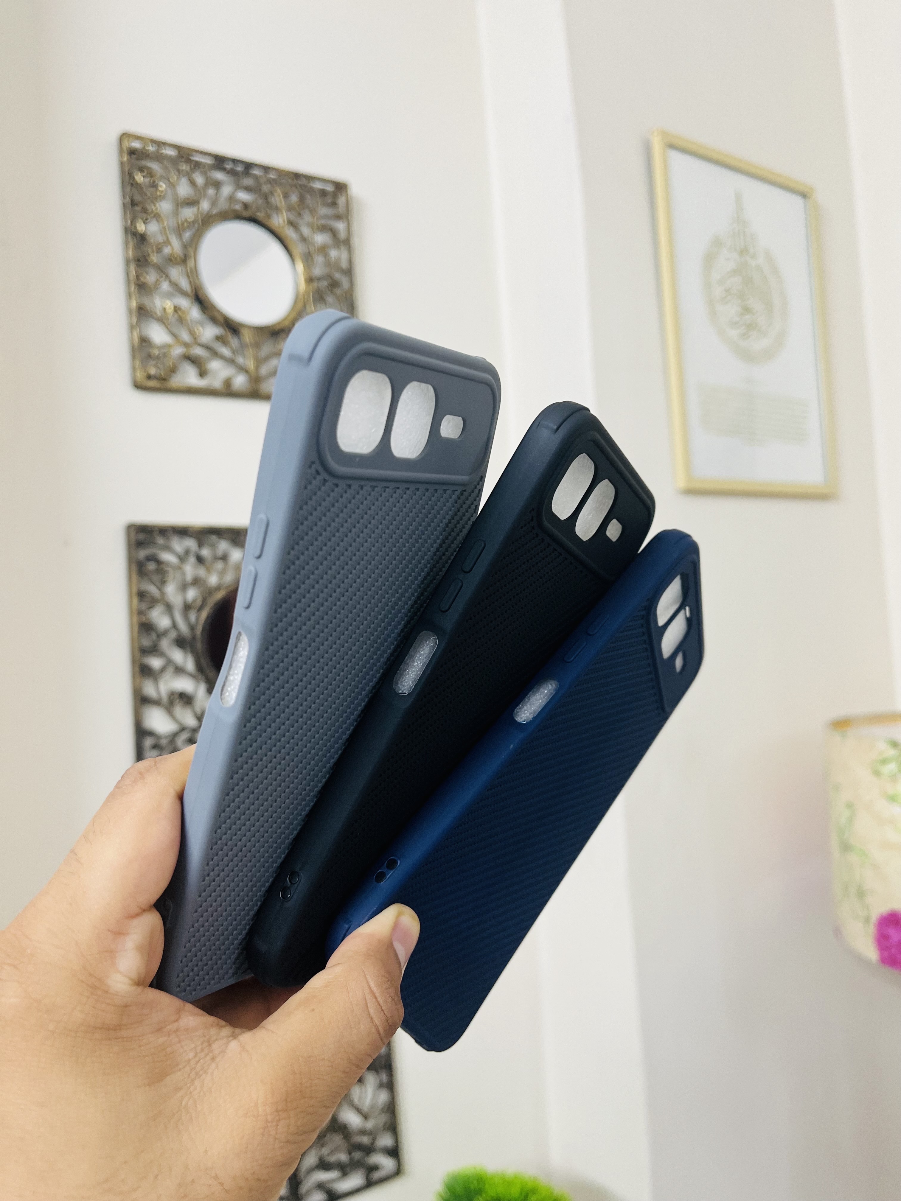 Infinix Smart 10 Plus Silicone Back Case Texture Design_img_4