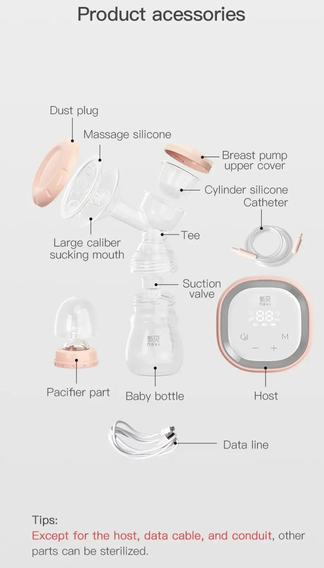 Ncvi single electric Rechargable breastpump. model- 8768_img_7