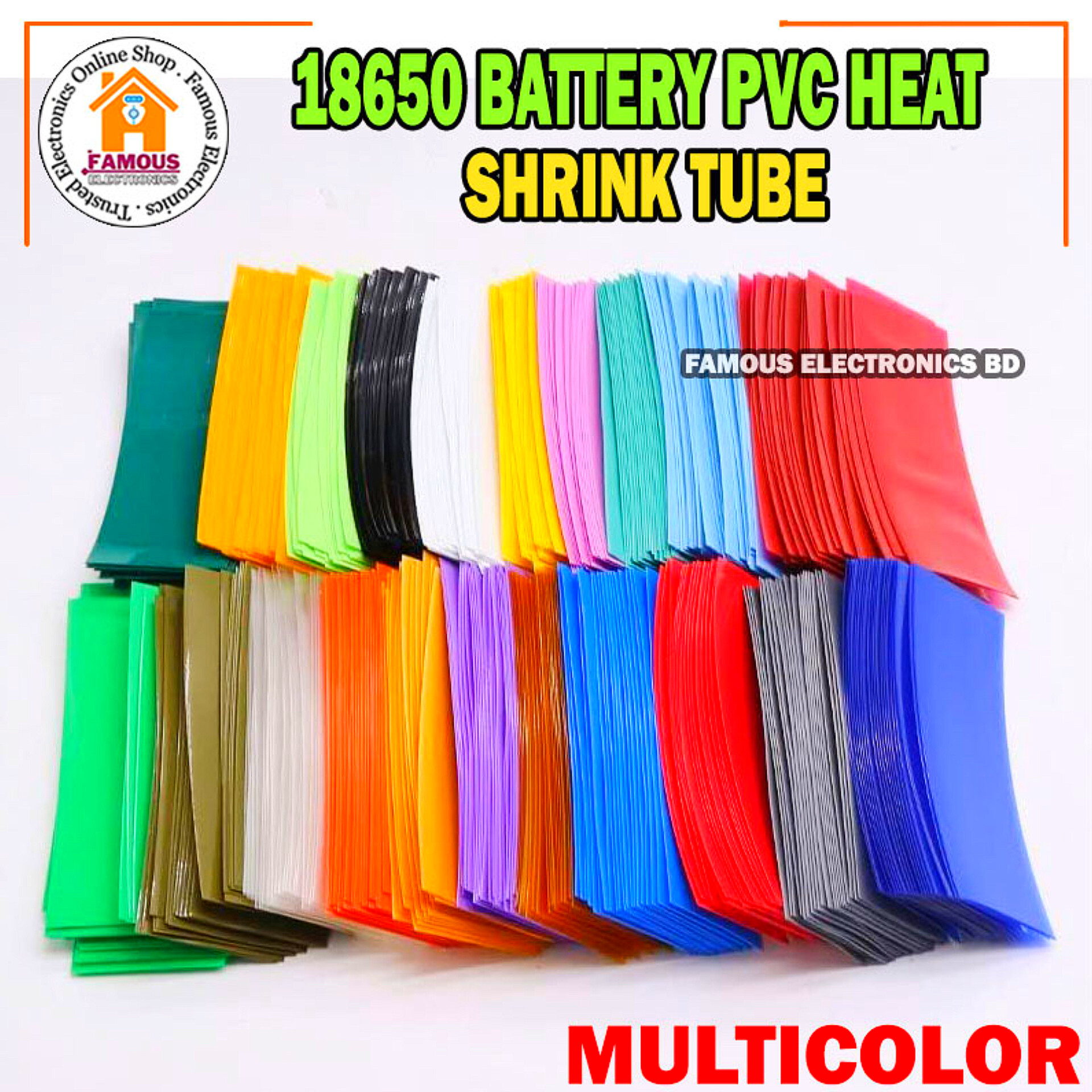 18650 Lithium-Ion Battery Wrap PVC Heat Shrink Tube (1PCS) Insulated Film Protect Case Pack Sleeving_img_4