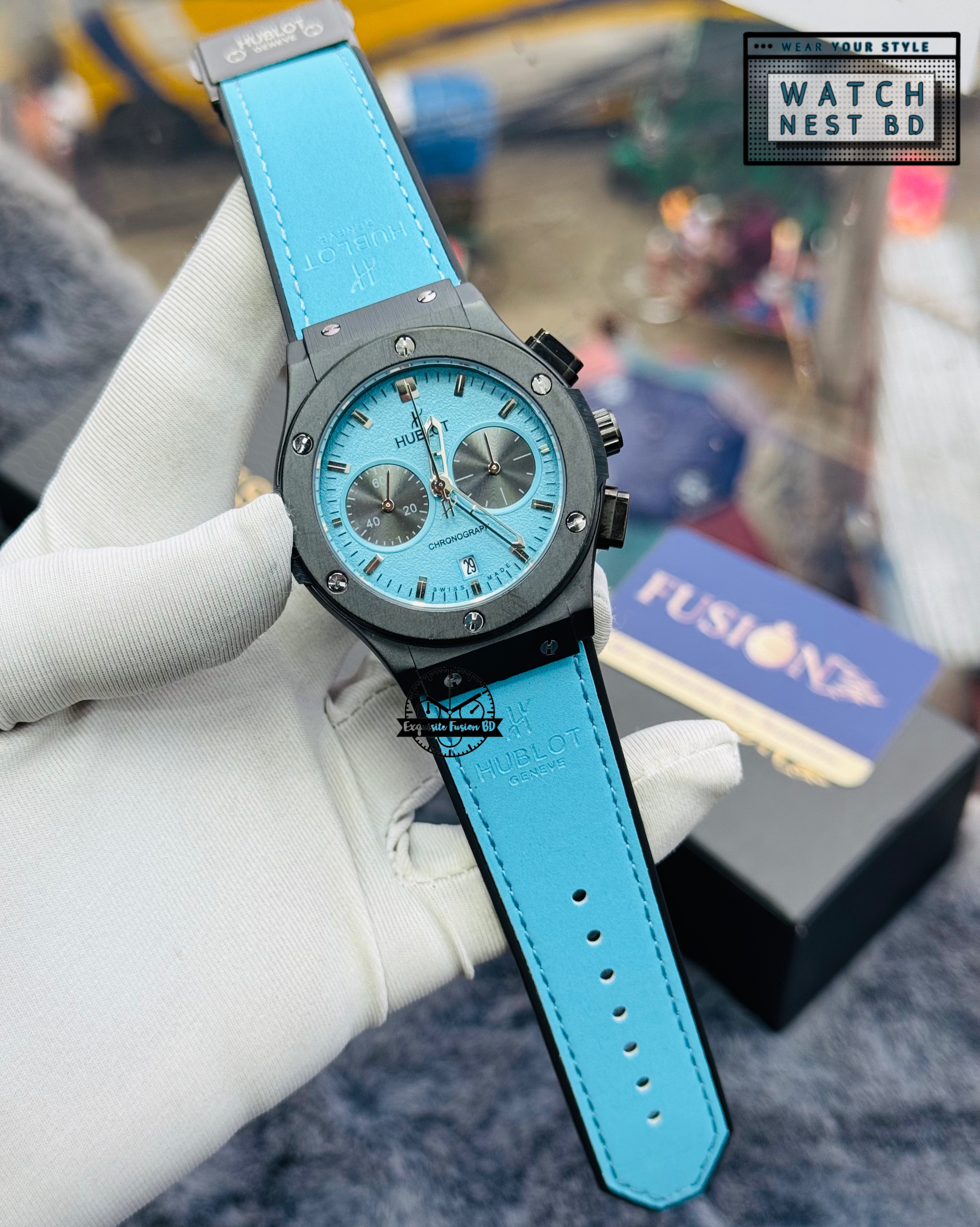 Hublot Geneva Big Bang Chronograph Watch (AA Grade)