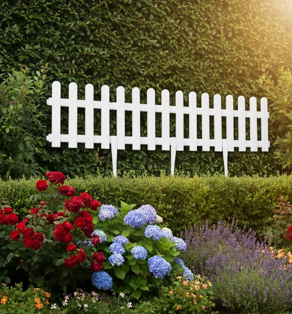 আকর্ষণীয় গার্ডেন ফেন্সিং।