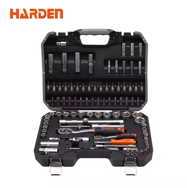 HARDEN 94PCS 1/2 & 1/4 inch DR. Socket Set Auto Tools Set 510694