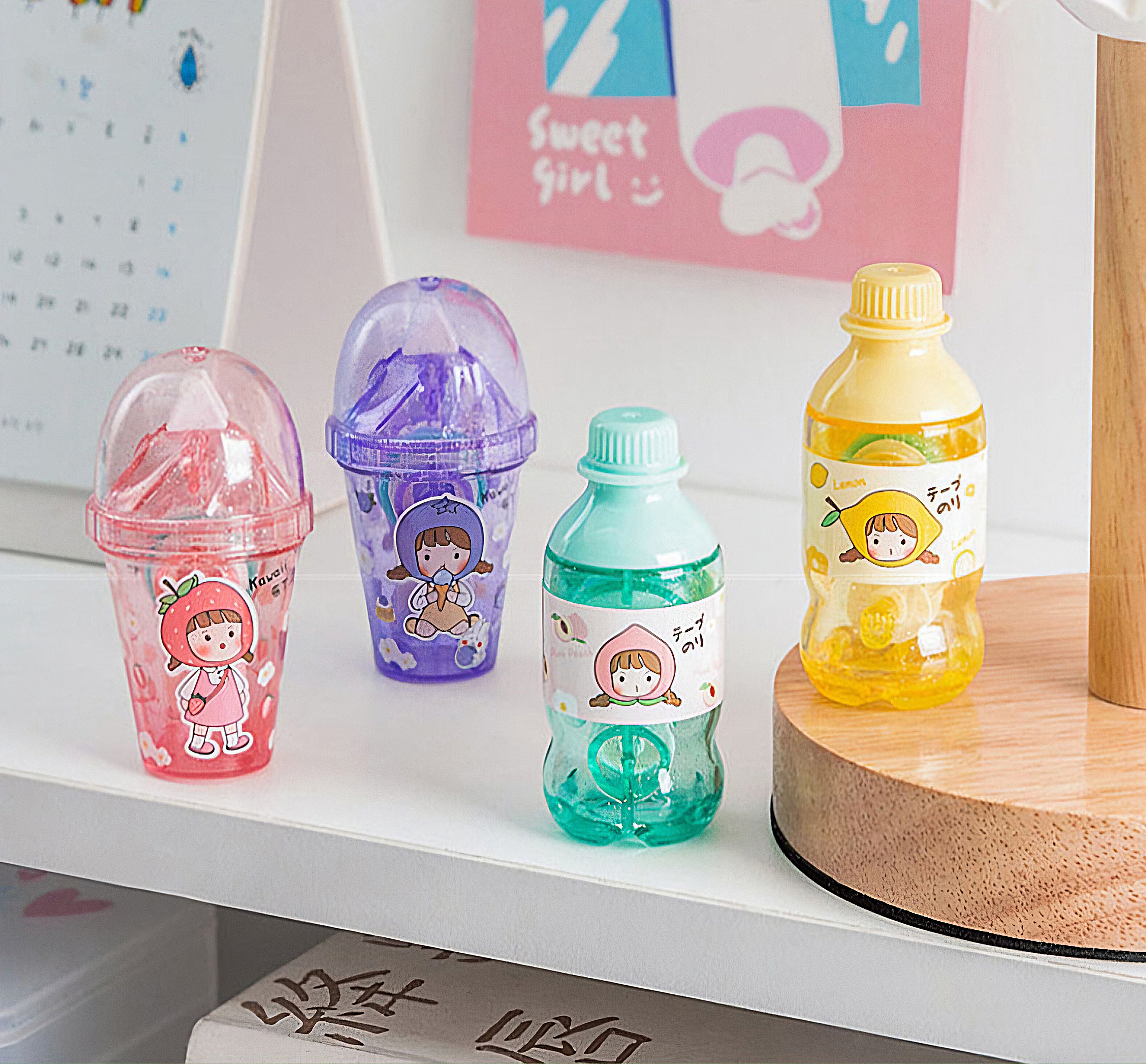 Dot Glue for Students' Use on Drink Bottles, Planner Transparent Double-Sided Tape_img_0