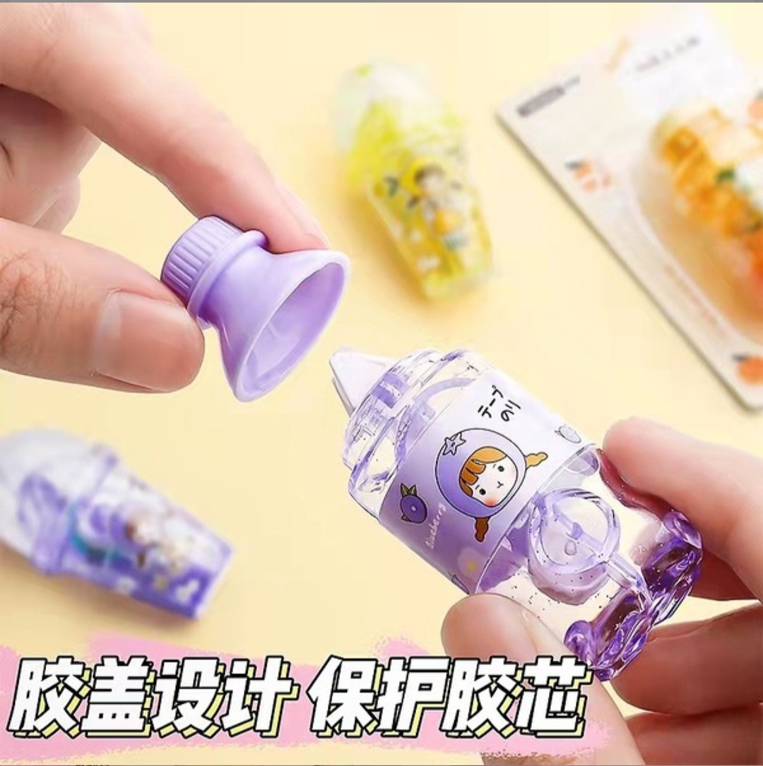Dot Glue for Students' Use on Drink Bottles, Planner Transparent Double-Sided Tape_img_1