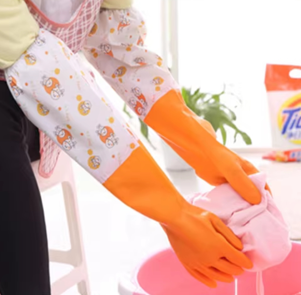 ডিশ-ওয়াশার এন্ড হ্যান্ড গ্লাভস-১ জোড়া।_img_8