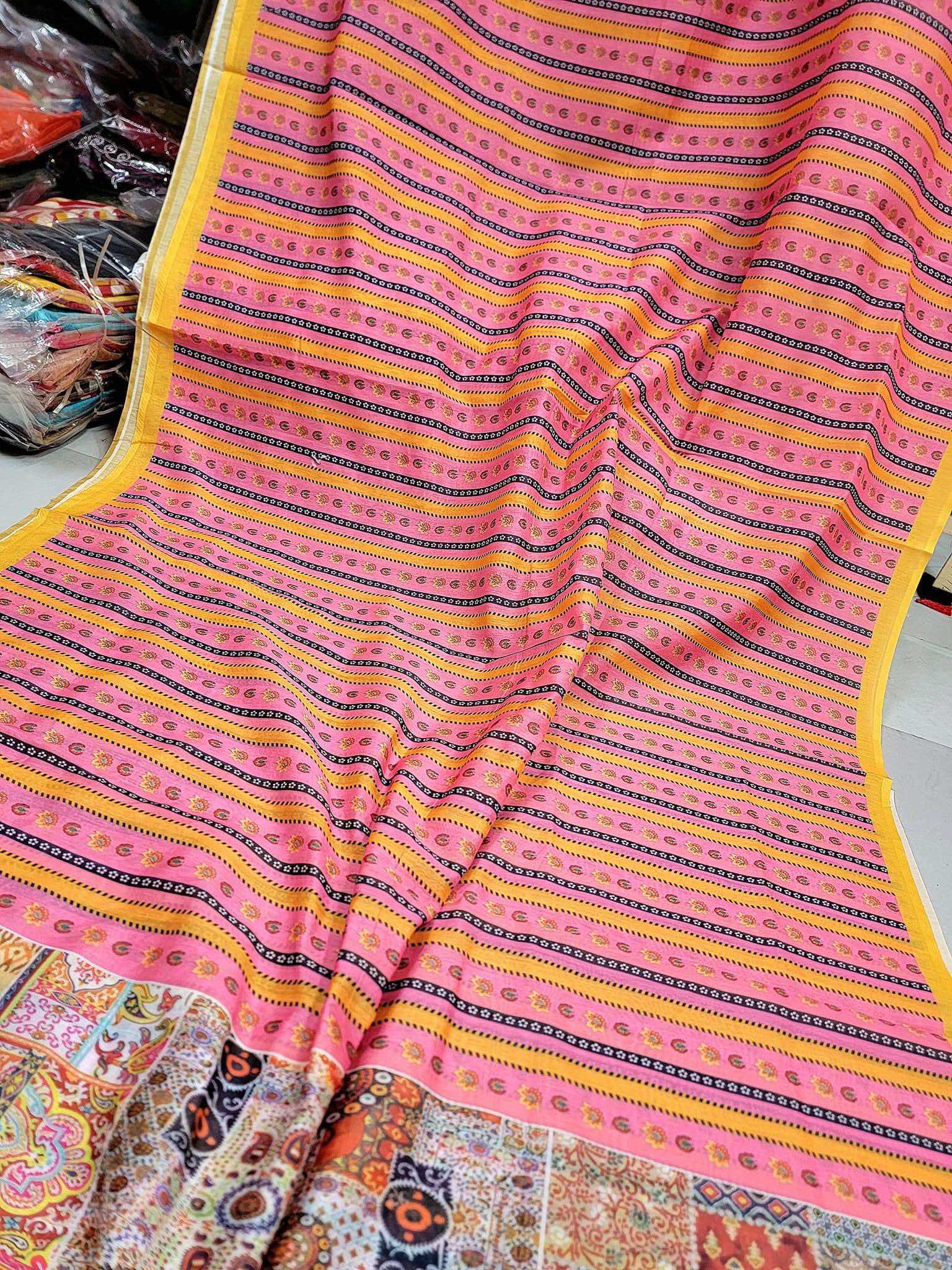 চান্দেরী সিল্ক শাড়ি - Image 3