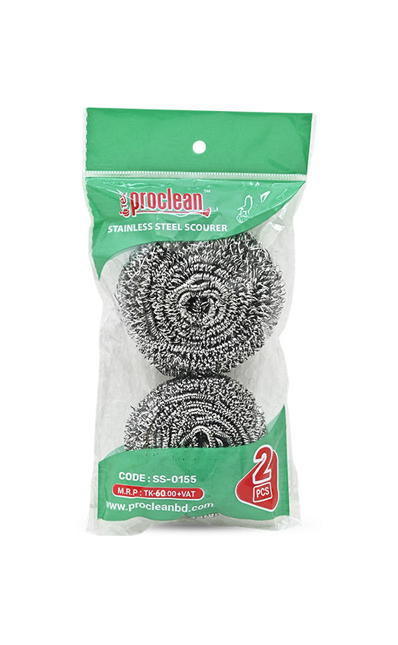 Proclean Stainless Steel Scourer_SS-0155 ( 2pcs )_img_0
